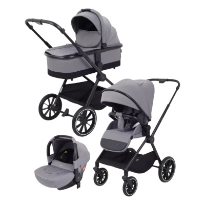 Коляска 3 в 1 MOWBaby Amber MB068 Grey 01